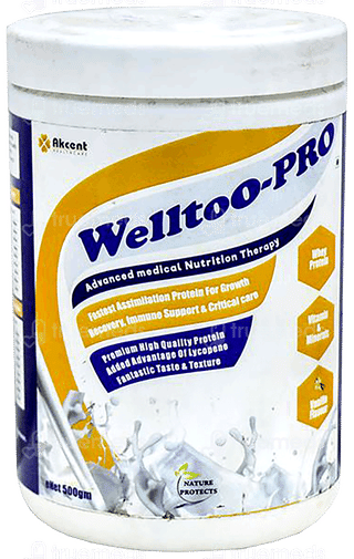 Welltoo Pro Protein Vanilla Flavour Powder 500 GM